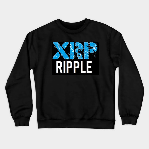 Ripple XRP (Front & Back Designs) Crewneck Sweatshirt by DigitalNomadInvestor